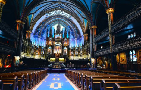 Basilique Notre Dame de Montréal, Canada photo