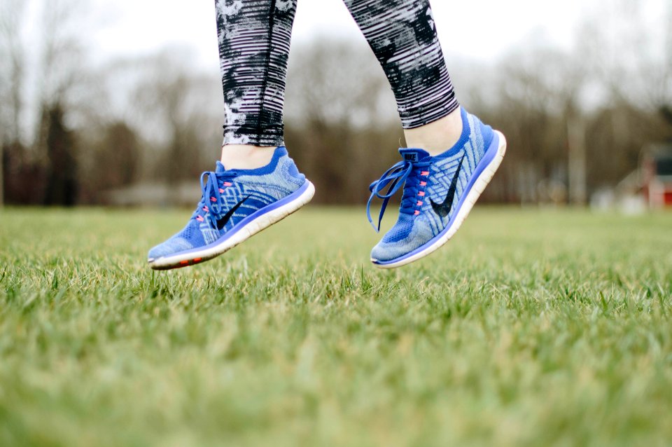 Berrien Springs sneaker jumps 