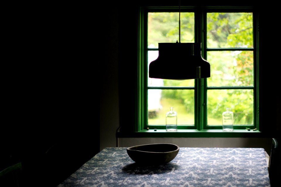 Borlänge green frame window 