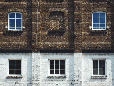 Brown and white building photo