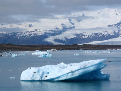 Jögurssalon icebergs glacial lake photo