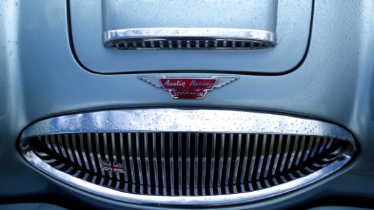 Close-up of Austin- Haley front grille 