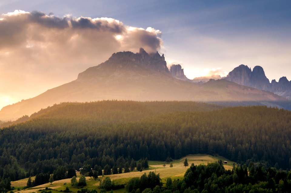 Clouds in the Dolomites 