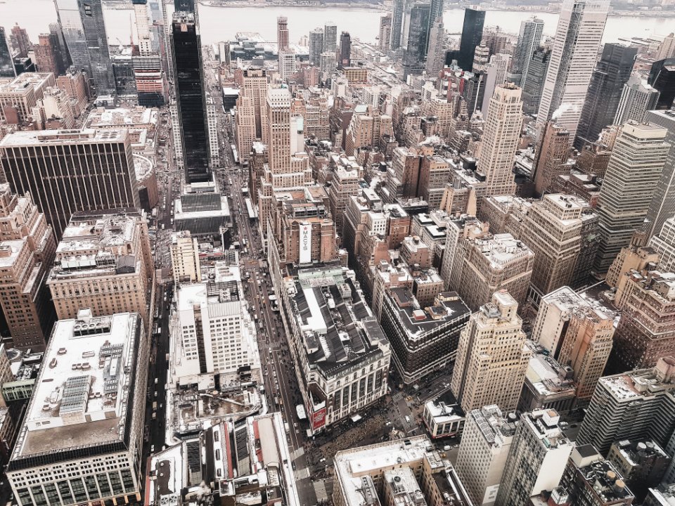 Empire State Building view west