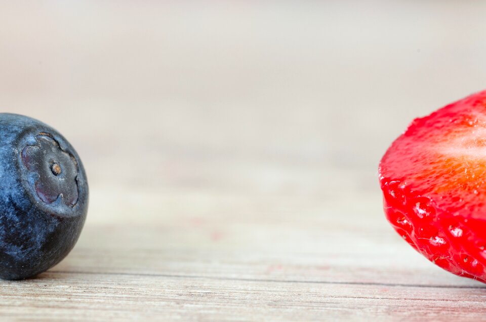 Blue blueberry fruit