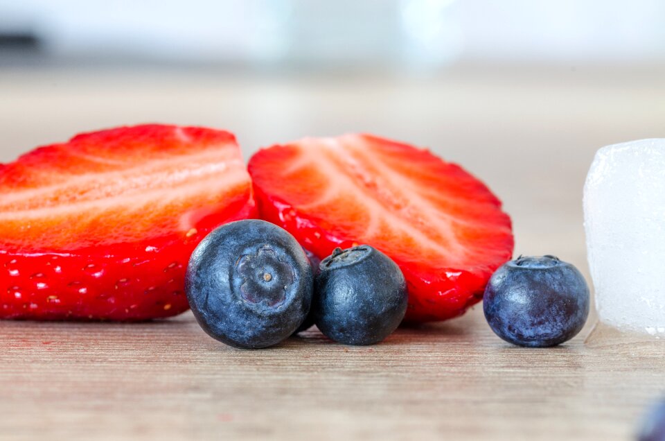 Blue blueberry fruit