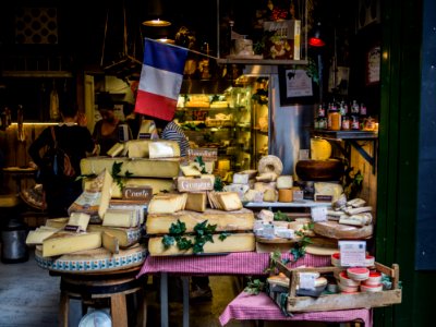French cheese stall 