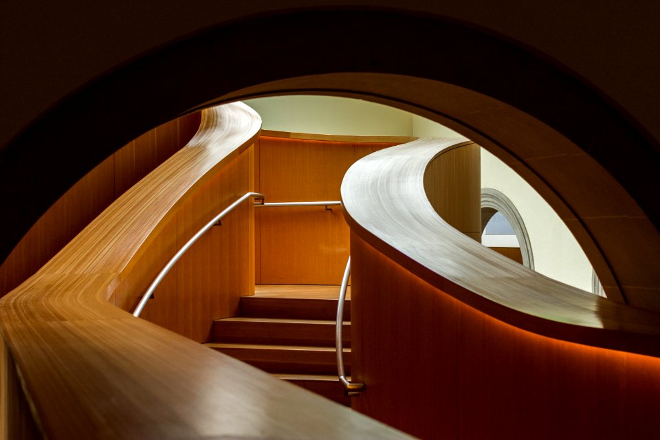 Framed Arch and Stairs at AGO in Toronto 