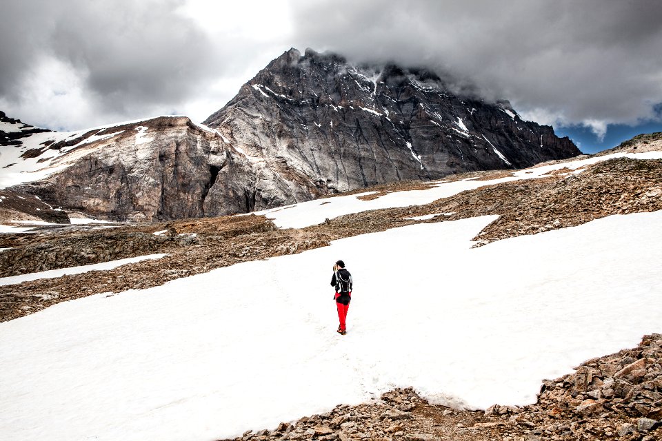 Hiking in the Swiss Alps 