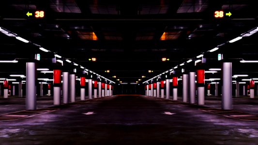 Industrial Parking Lot 