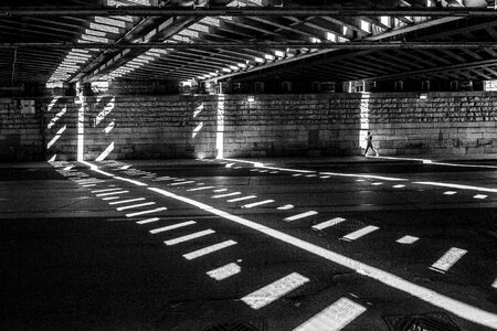 Street sunlight tunnel photo