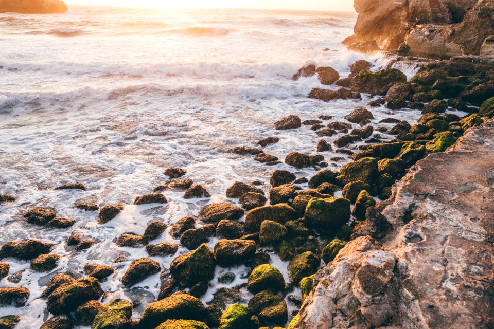 Boulders at Sutro Baths, San Francisco 