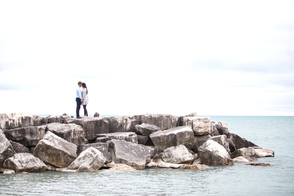 On the jetty 