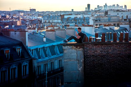 Paris rooftop 