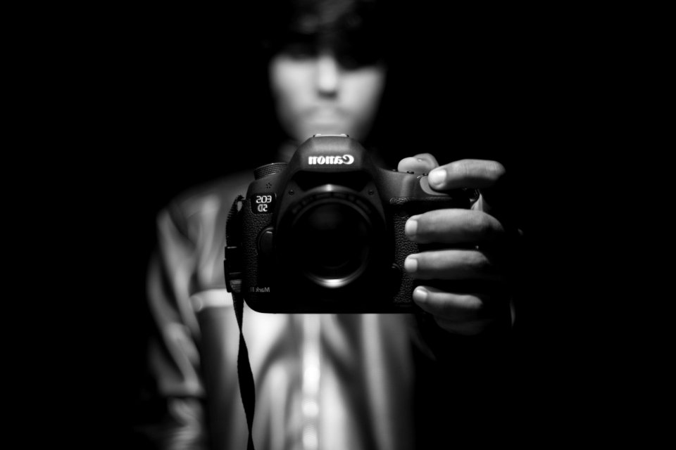 Pressing the shutter button 
