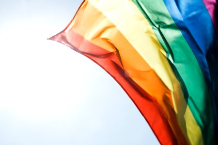 Proud rainbow flag 