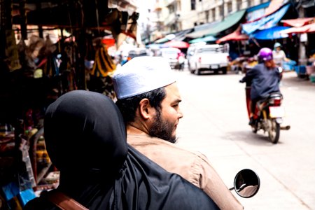 Riding Through The Market photo