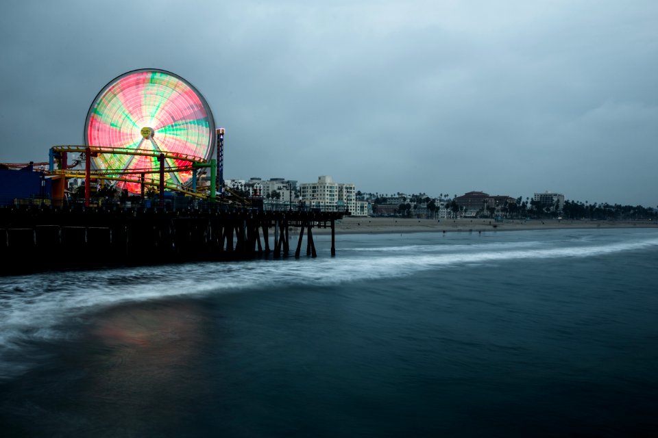 Santa Monica Pier timelapse