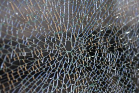 Glass rip crack