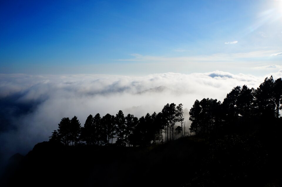 Landscape mountains cold