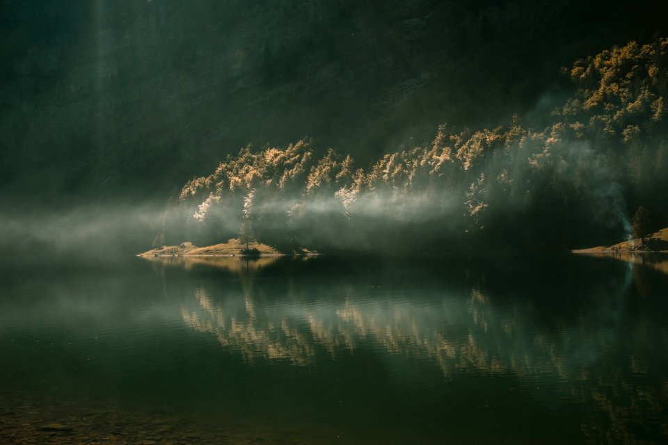 Seealpsee, Schwende District, Switzerland 