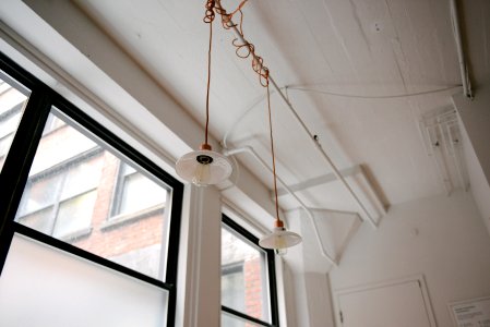 Spacious interior windows 