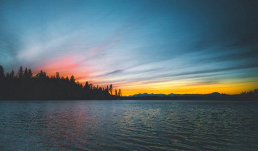 Sunsets over Gig Harbor photo