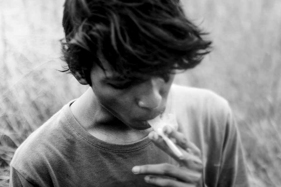 Teen smoker in Rourkela 
