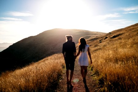 Through the sunset 