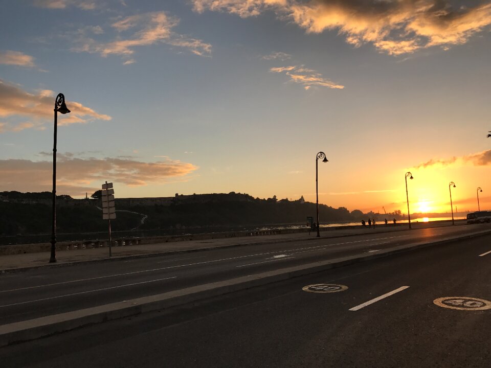 Malecon street street lamp