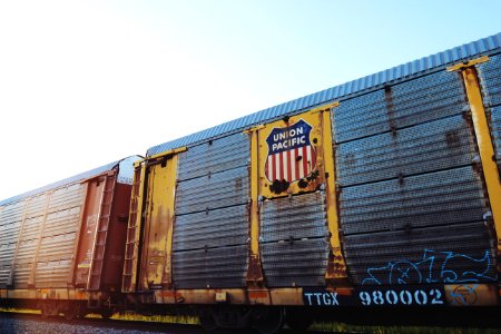 Union Pacific freight car photo