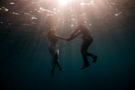 Underwater love. photo