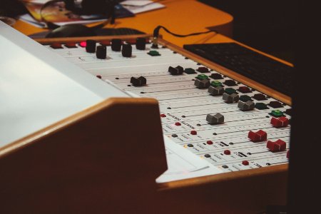 Vintage music mixer 