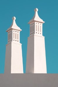 White Mediterranean spires photo