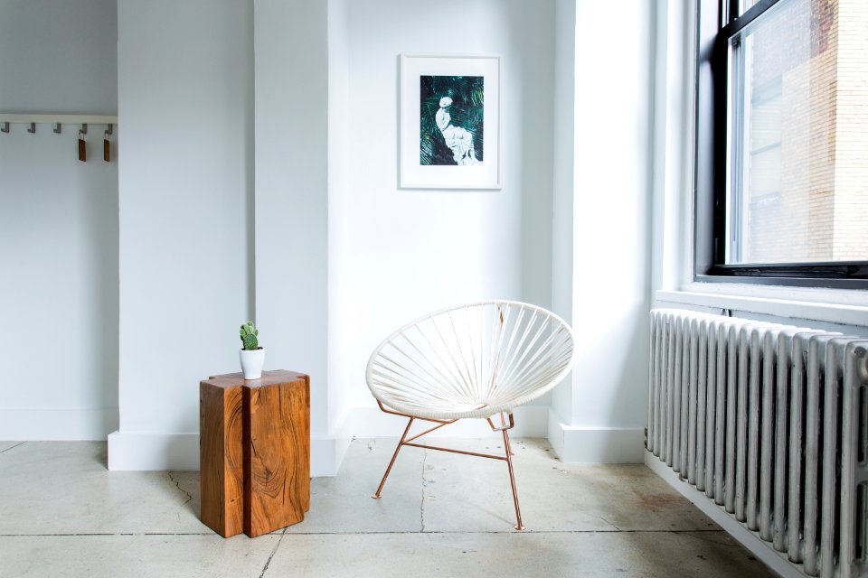 White room decoration 