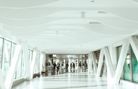 White Hallway Entrance Vegas 