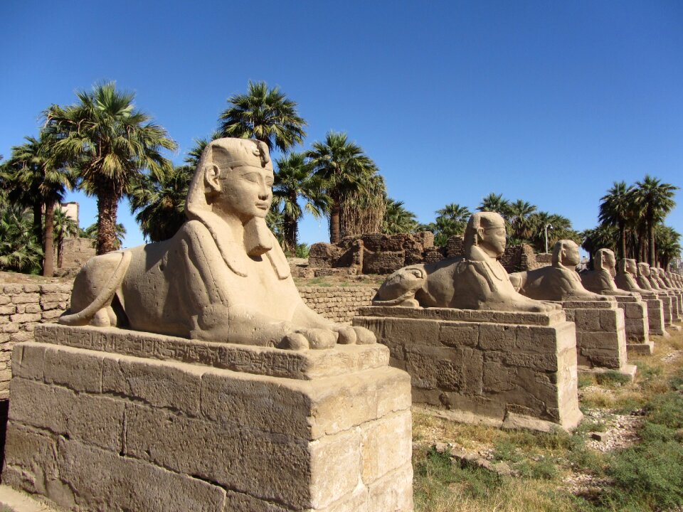 Old sculpture egyptian