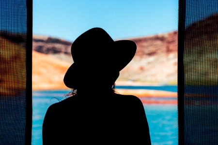 Woman silhouette photo