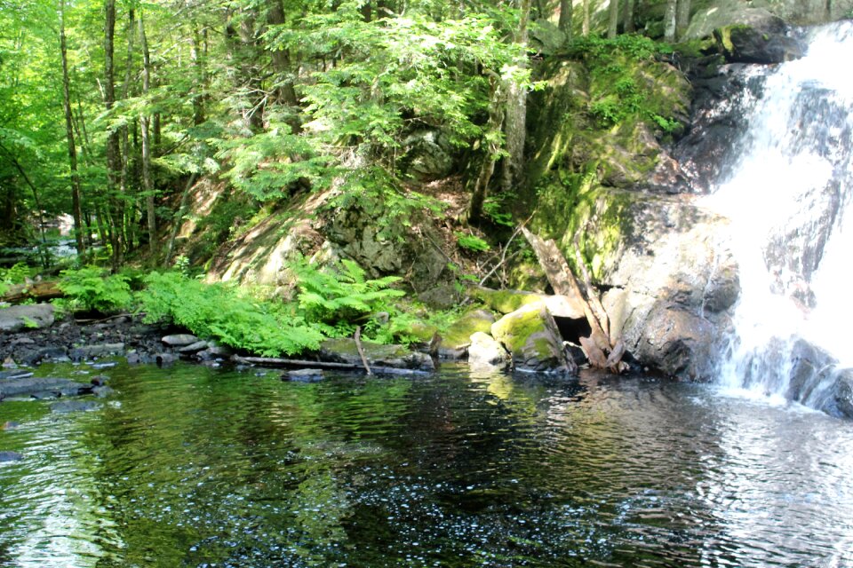 Water waterfall green waterfall