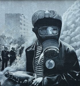 Policy mural war photo