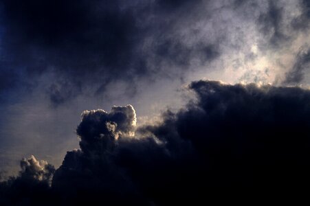 Nature sky blue dark