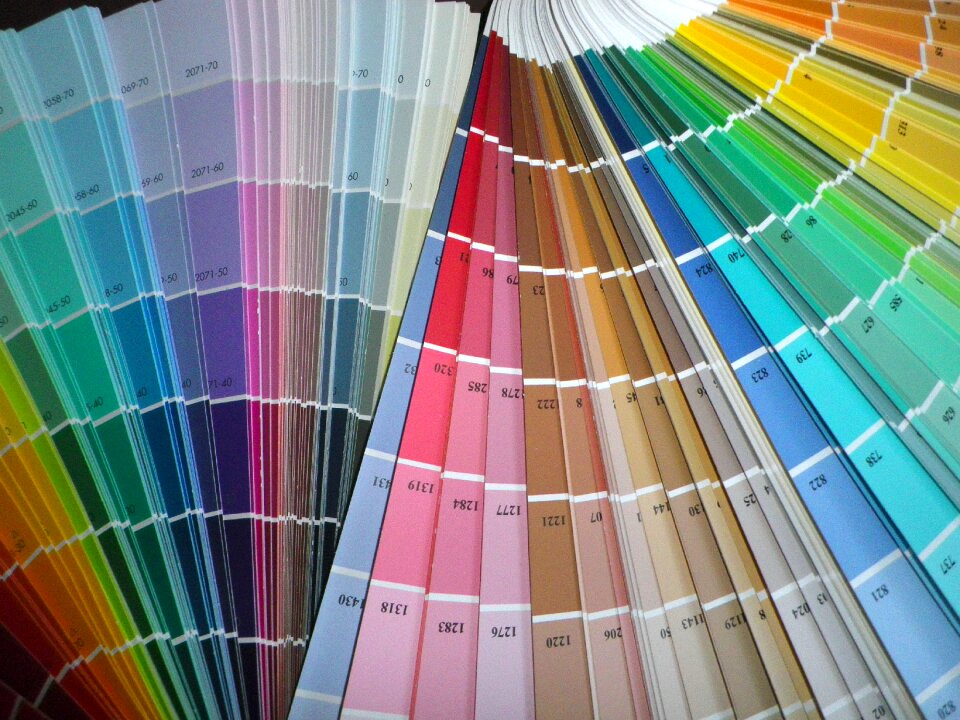 Colorful design paint