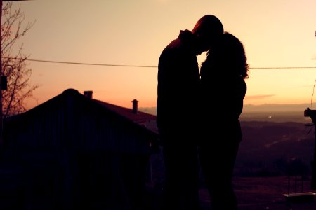 Free stock photo of amour, couple, dawn