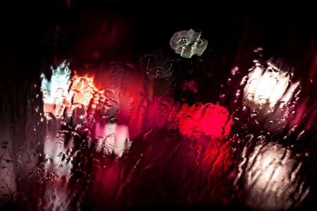 Free stock photo of glass, rain, red photo