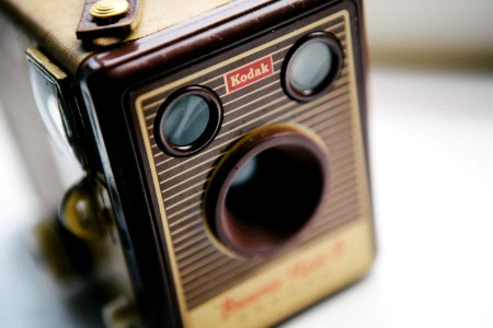 Vintage Black Kodak Camera photo
