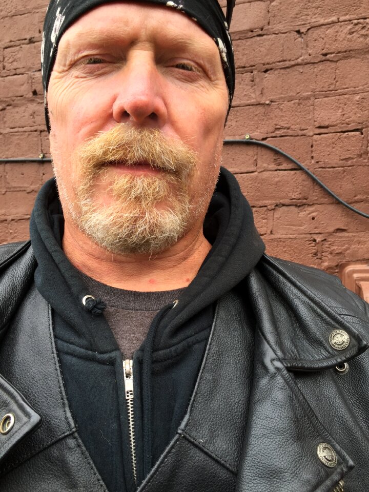 Caucasian male one person
