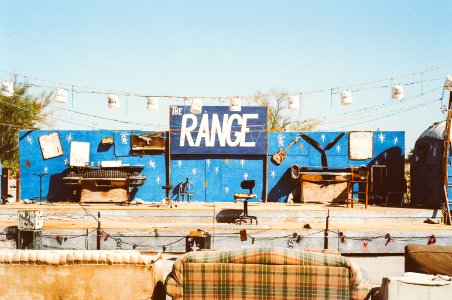 The Range Signage on Stage photo