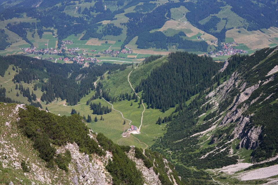 Alpine mountains bergtour