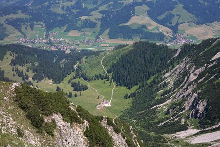 Alpine mountains bergtour