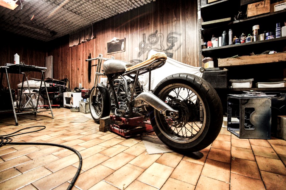 Gray Cruiser Motorcycle photo